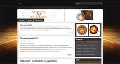 Desktop Screenshot of muzeumnawalizkach.archeolog.pl